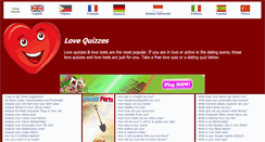 Desktop Screenshot of lovequizamor.com